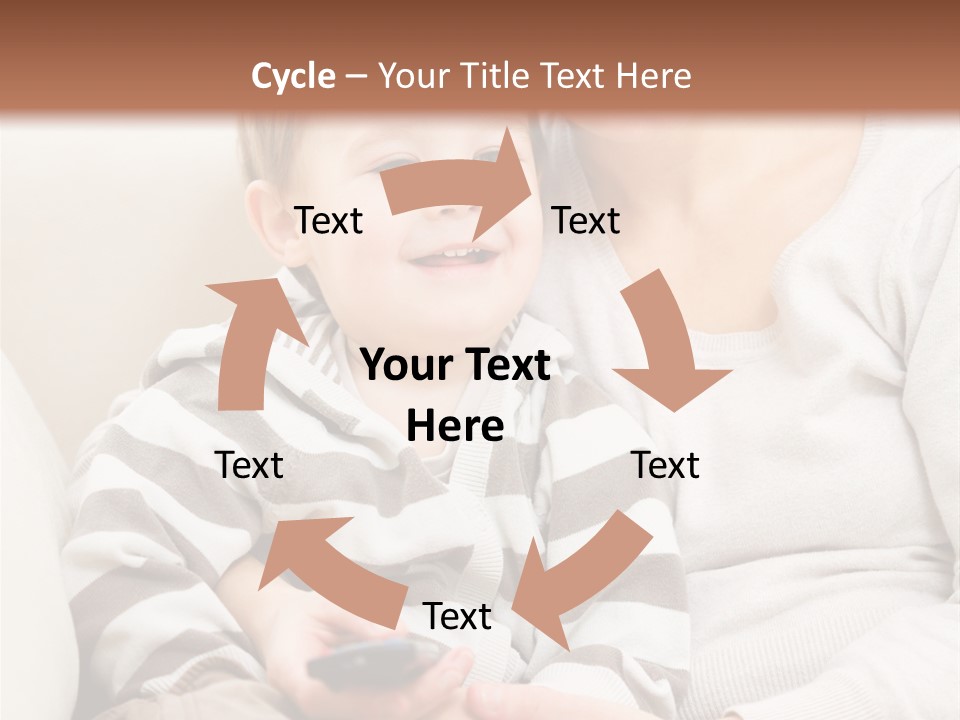 Young Sitting Care PowerPoint Template