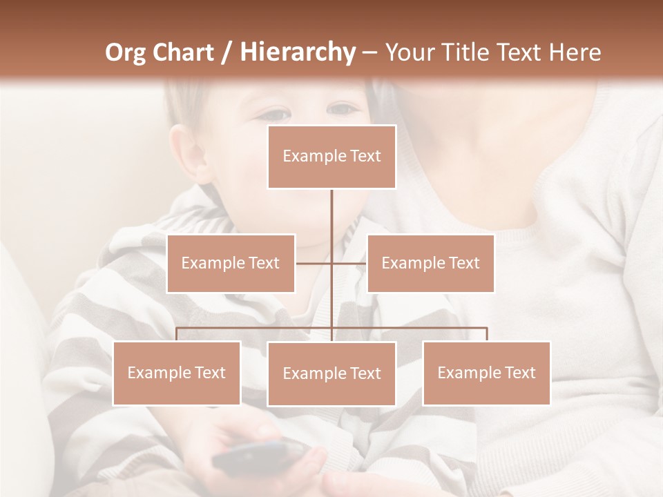 Young Sitting Care PowerPoint Template