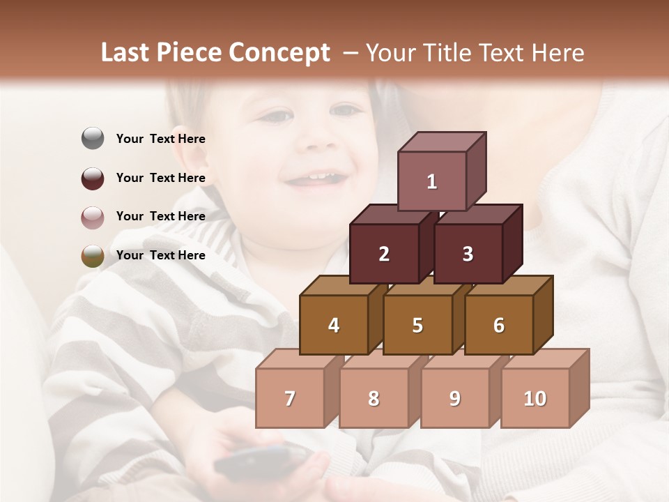 Young Sitting Care PowerPoint Template
