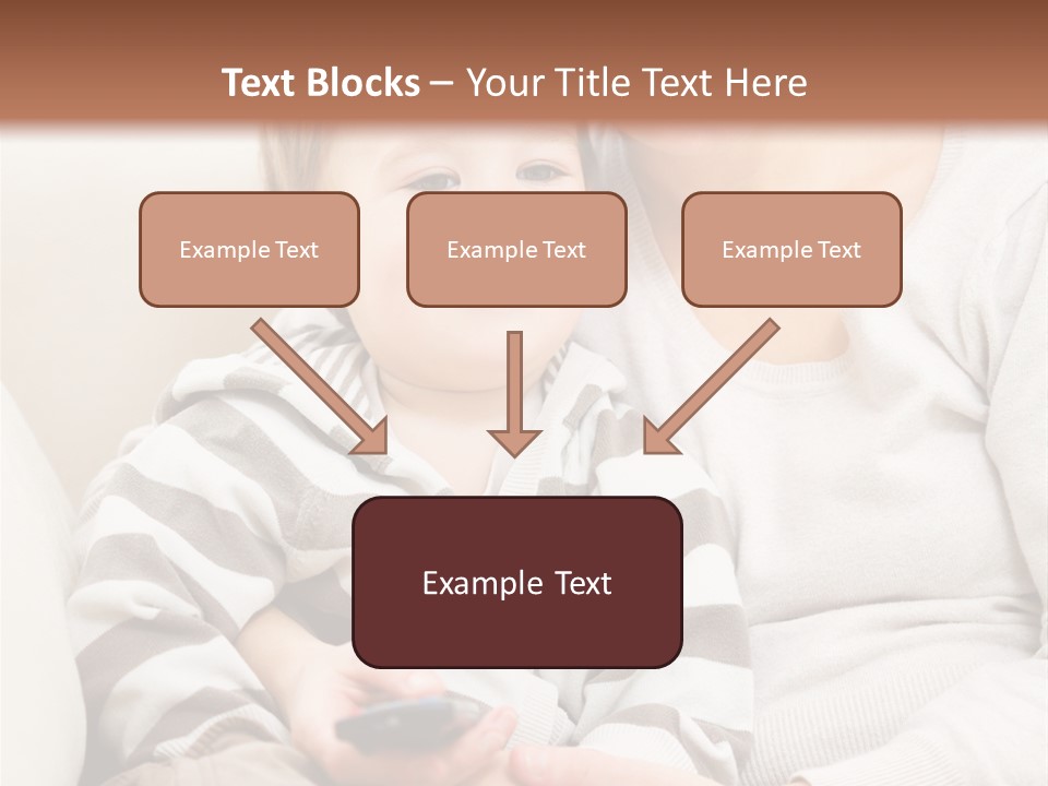 Young Sitting Care PowerPoint Template