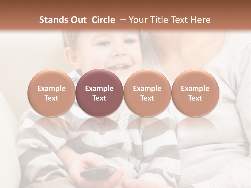 Young Sitting Care PowerPoint Template
