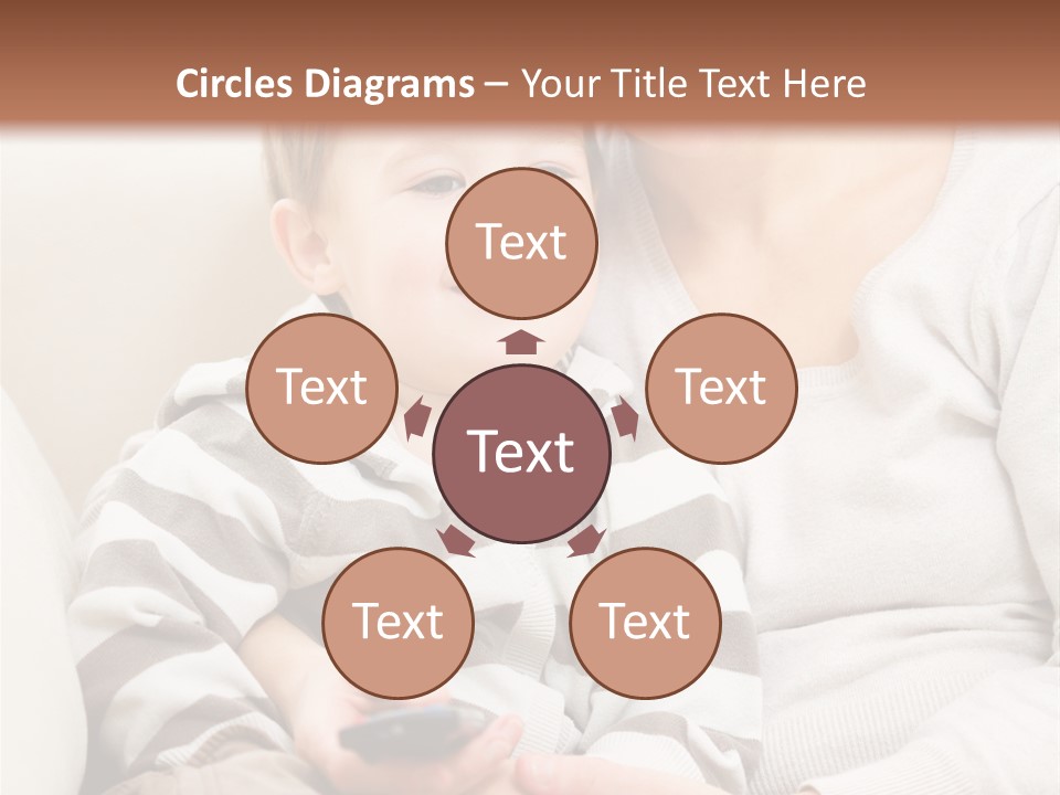 Young Sitting Care PowerPoint Template