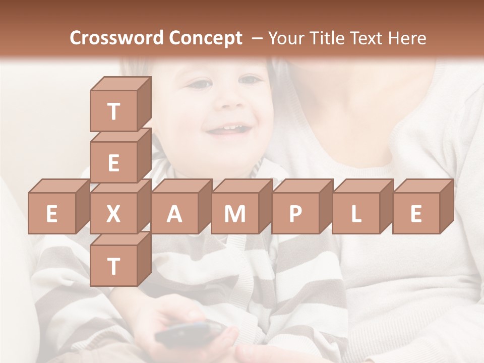 Young Sitting Care PowerPoint Template