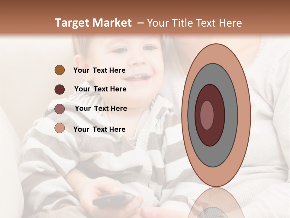 Young Sitting Care PowerPoint Template