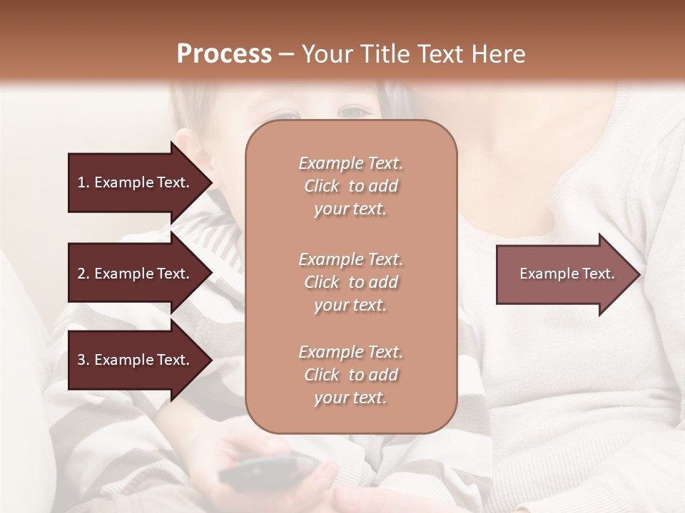 Young Sitting Care PowerPoint Template