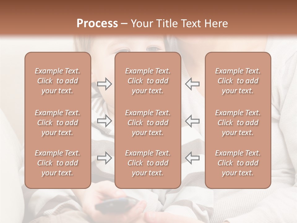 Young Sitting Care PowerPoint Template