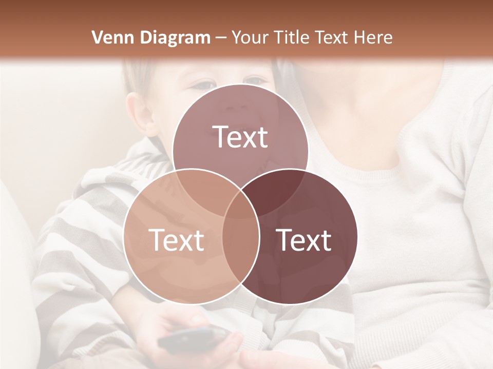 Young Sitting Care PowerPoint Template