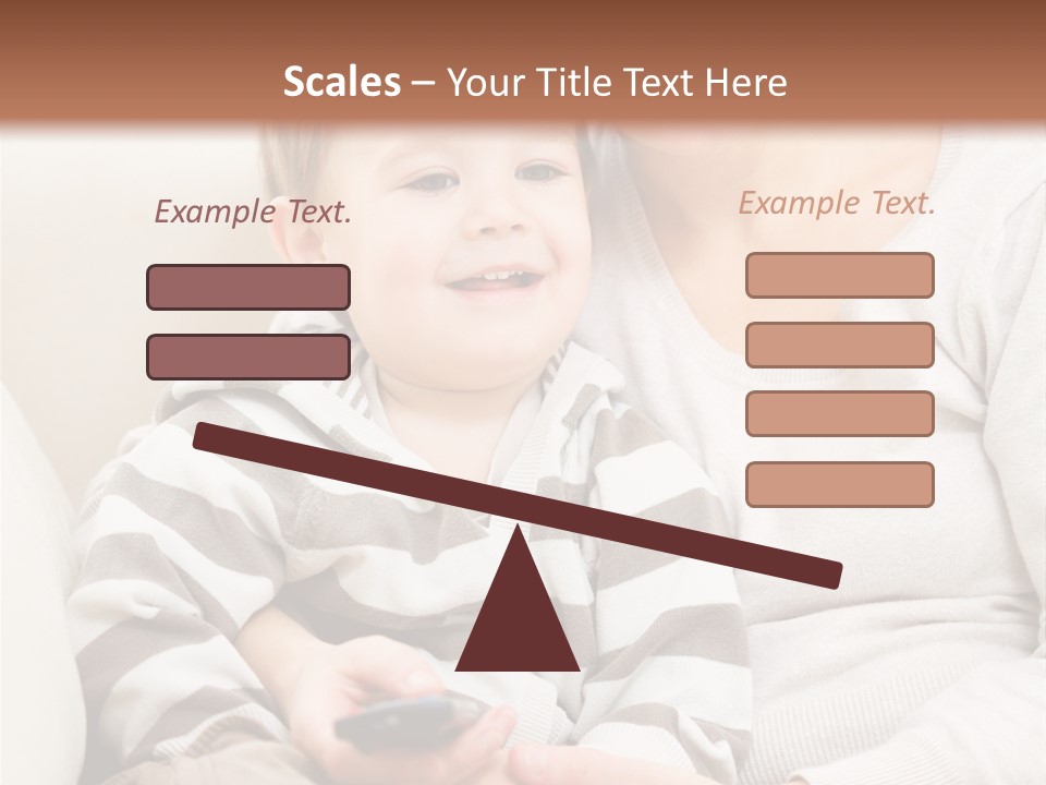 Young Sitting Care PowerPoint Template