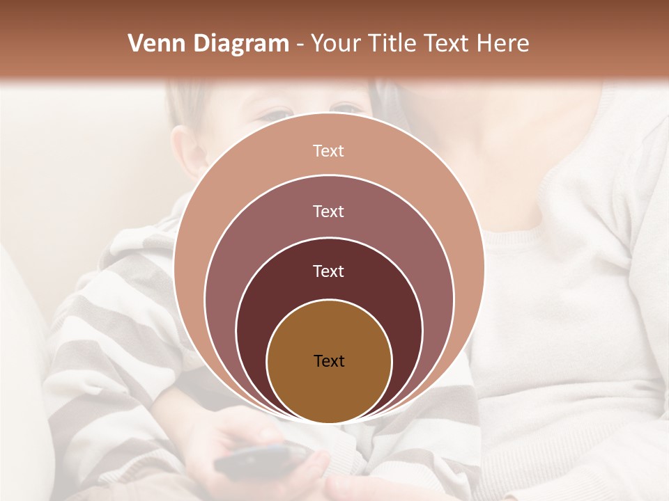 Young Sitting Care PowerPoint Template