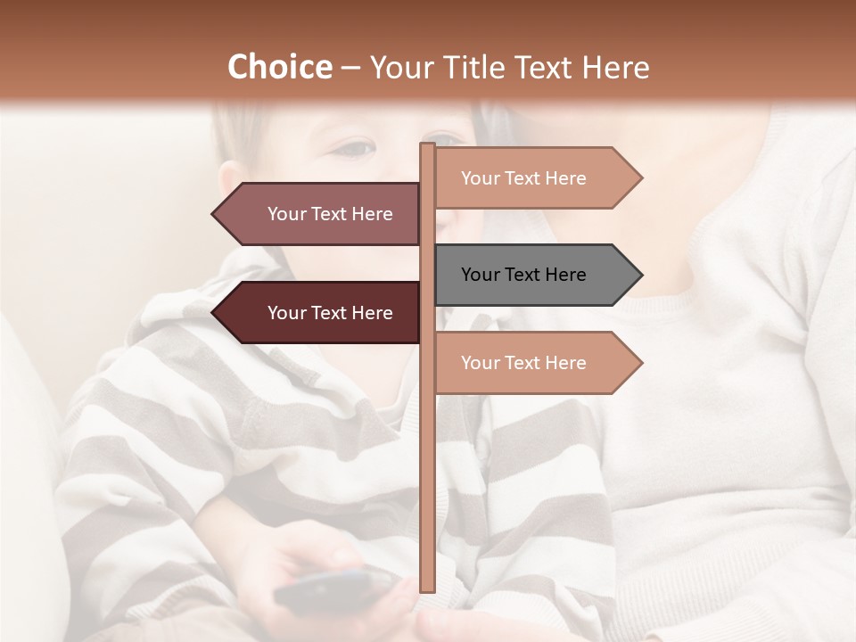 Young Sitting Care PowerPoint Template