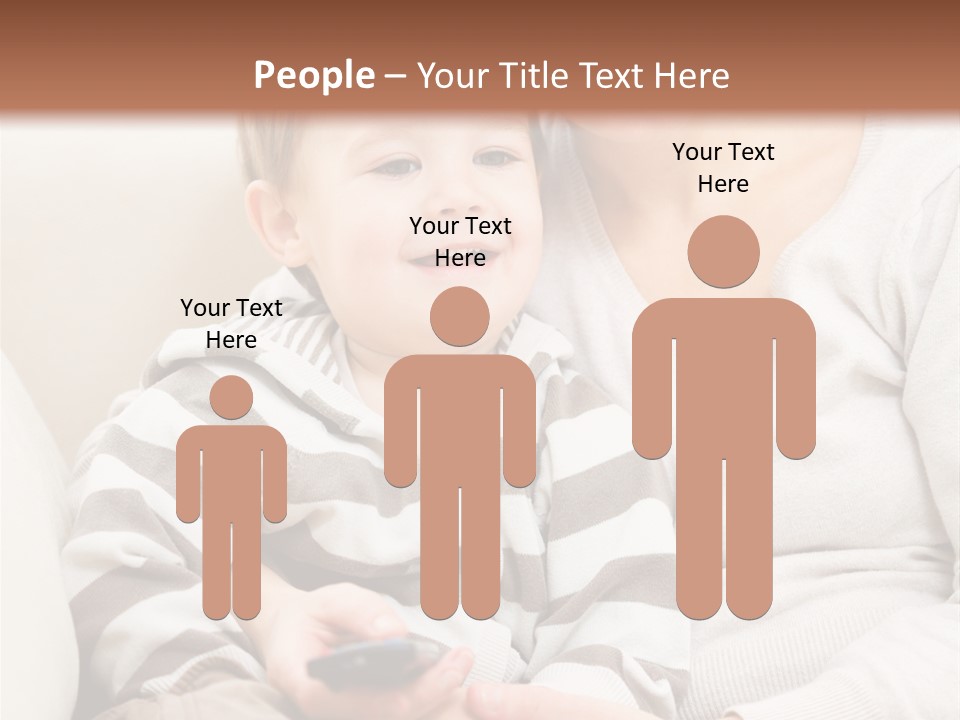 Young Sitting Care PowerPoint Template