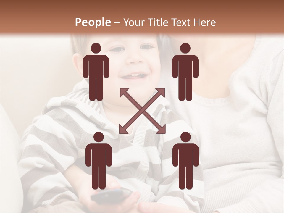 Young Sitting Care PowerPoint Template