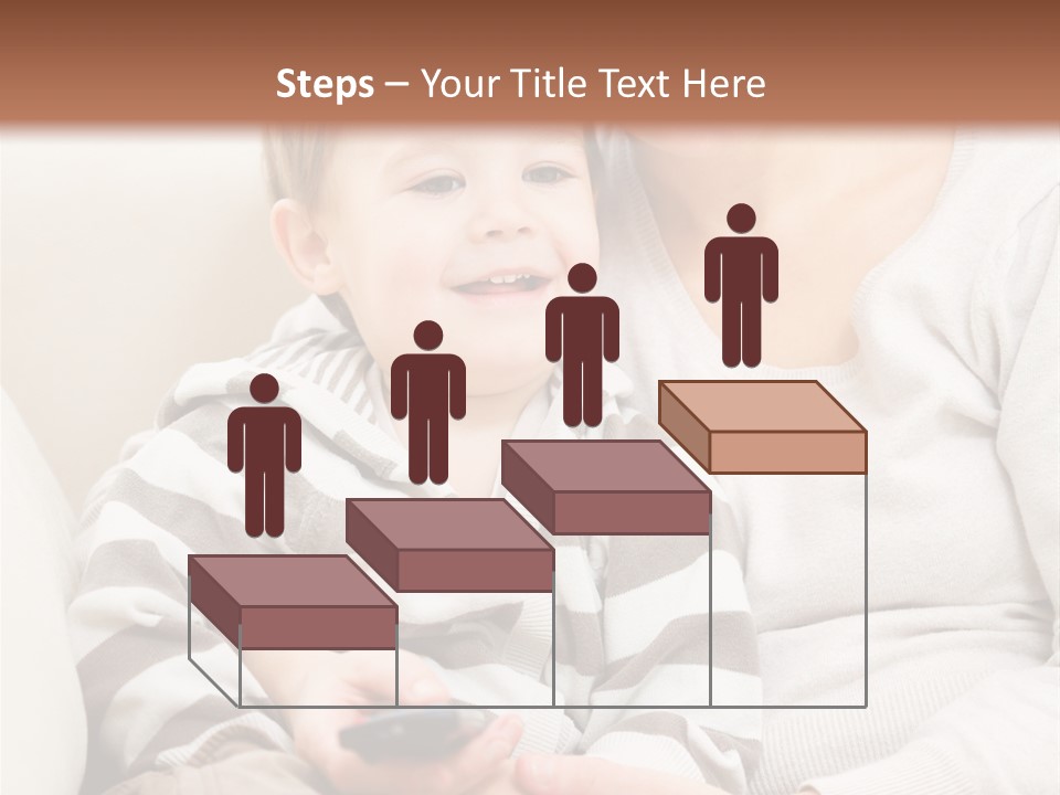 Young Sitting Care PowerPoint Template