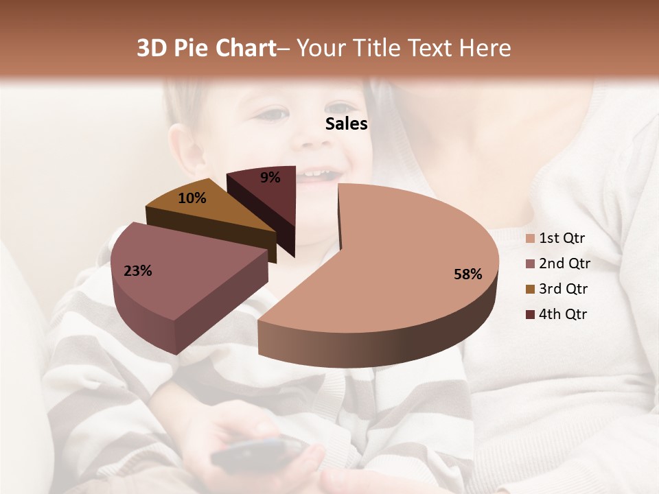 Young Sitting Care PowerPoint Template