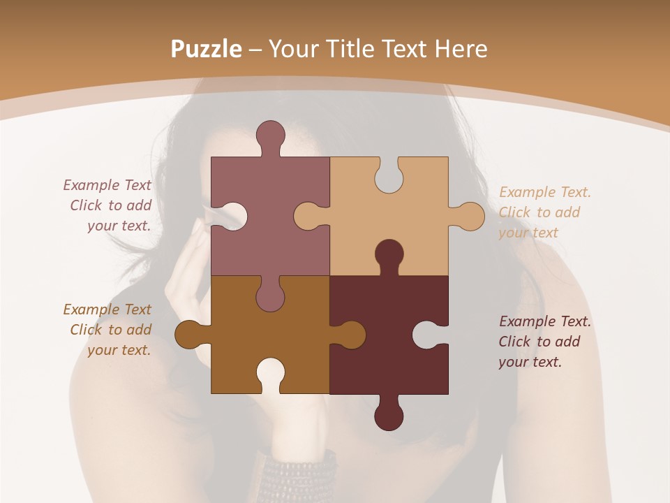 Youthful Sit Thinking PowerPoint Template