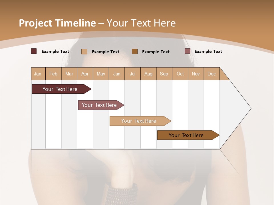 Youthful Sit Thinking PowerPoint Template