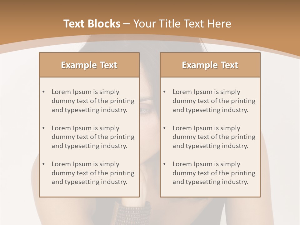 Youthful Sit Thinking PowerPoint Template