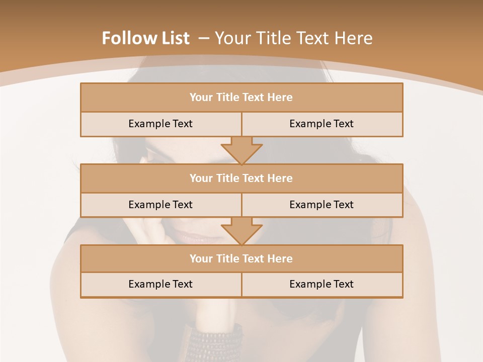 Youthful Sit Thinking PowerPoint Template
