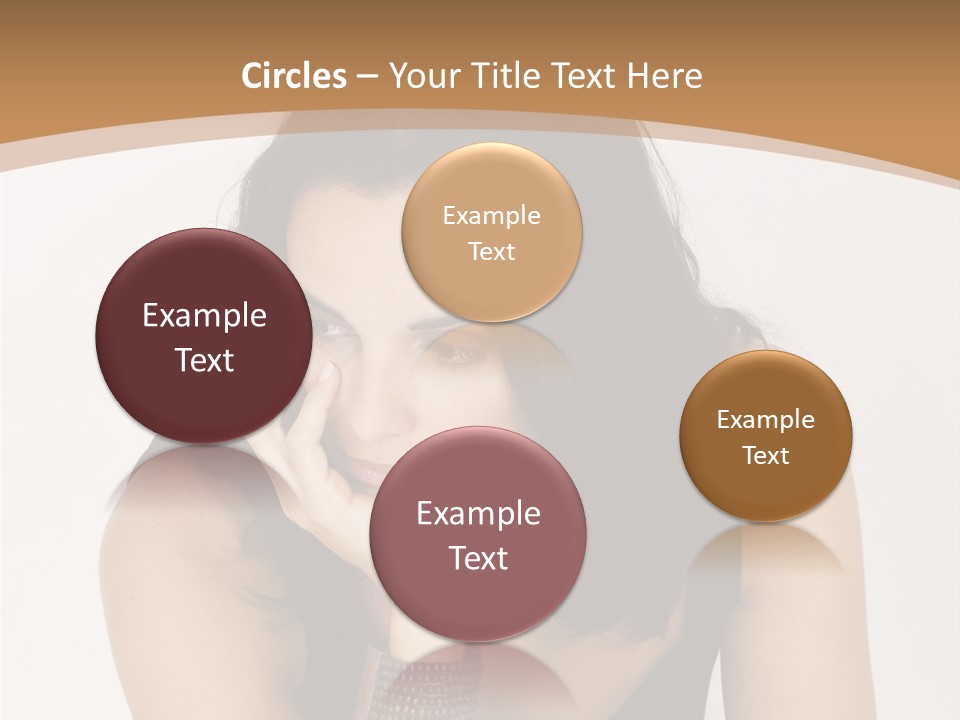 Youthful Sit Thinking PowerPoint Template