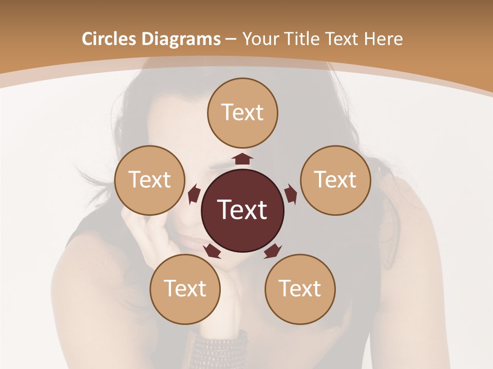 Youthful Sit Thinking PowerPoint Template