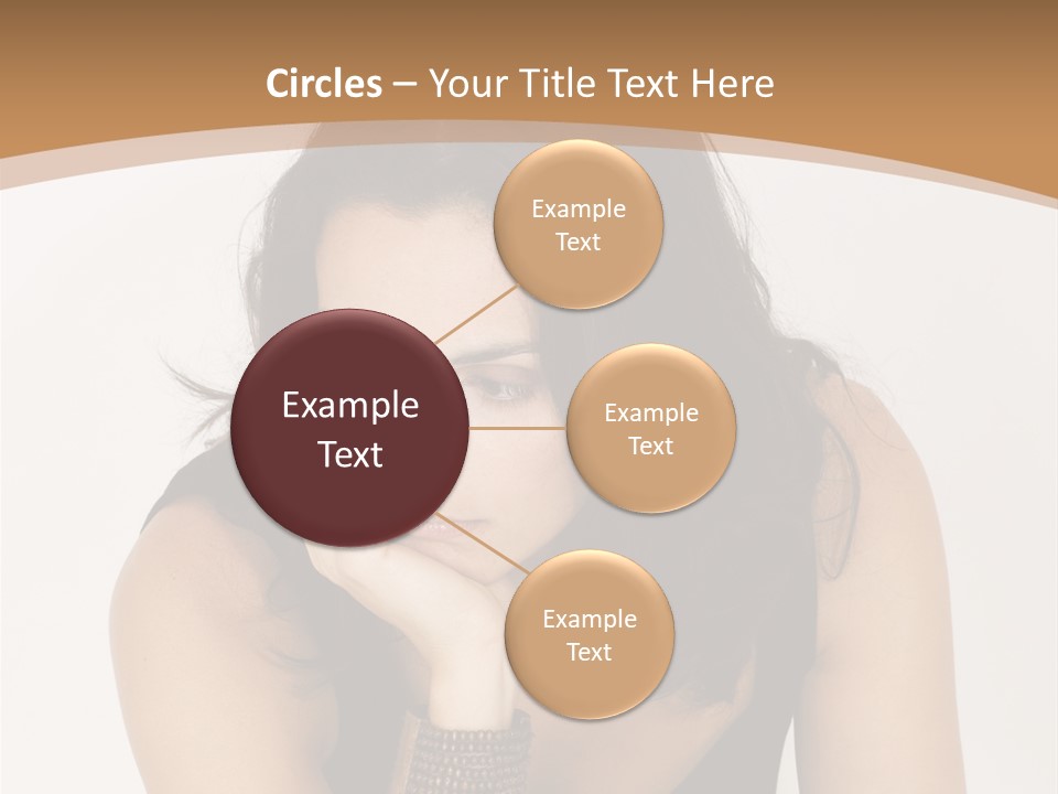 Youthful Sit Thinking PowerPoint Template