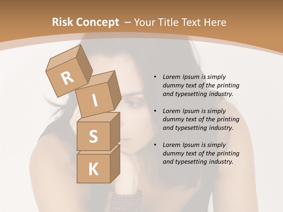 Youthful Sit Thinking PowerPoint Template