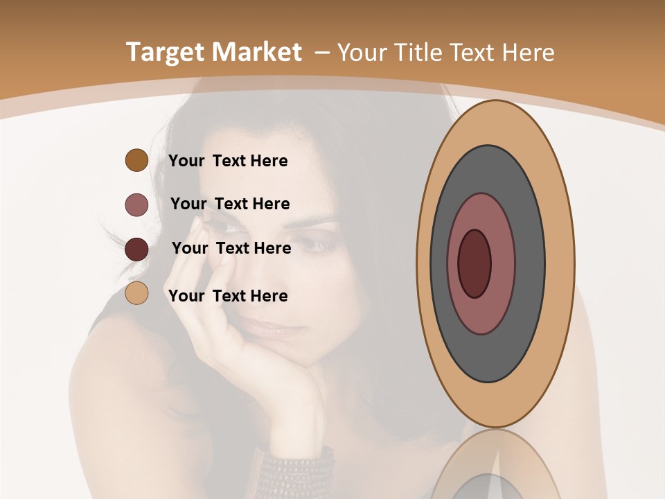 Youthful Sit Thinking PowerPoint Template