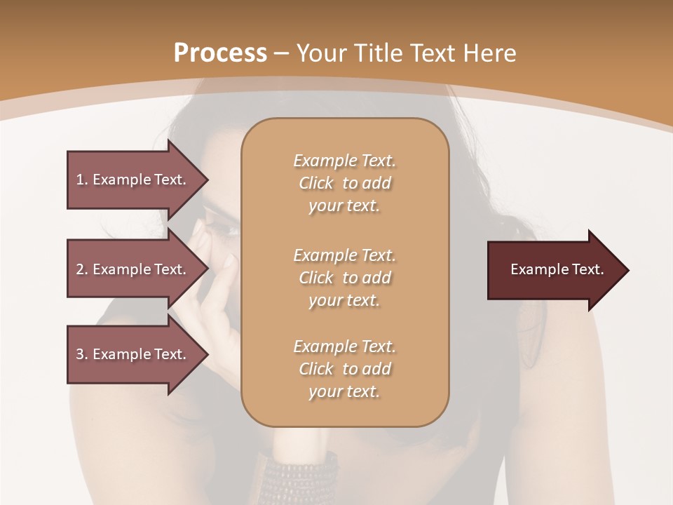 Youthful Sit Thinking PowerPoint Template