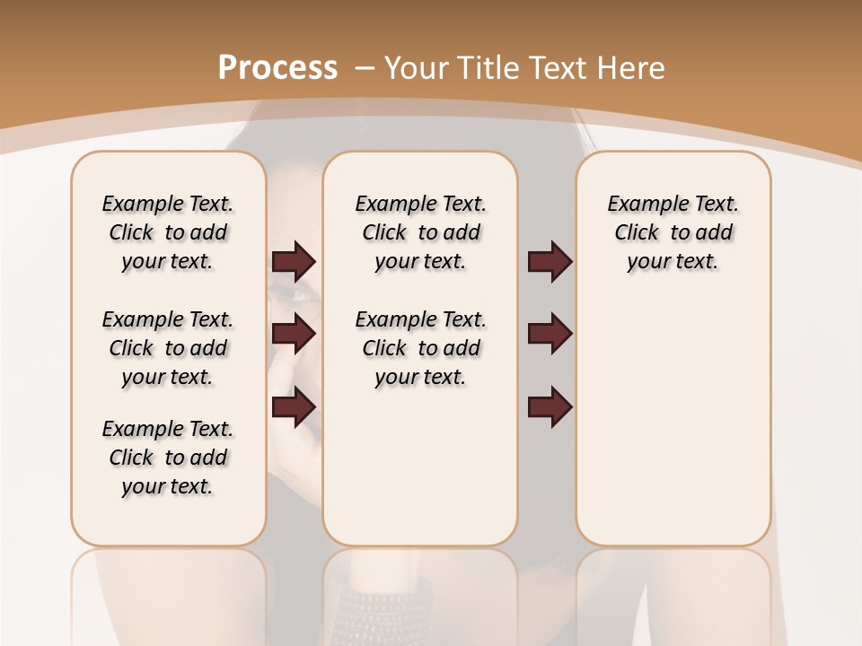 Youthful Sit Thinking PowerPoint Template