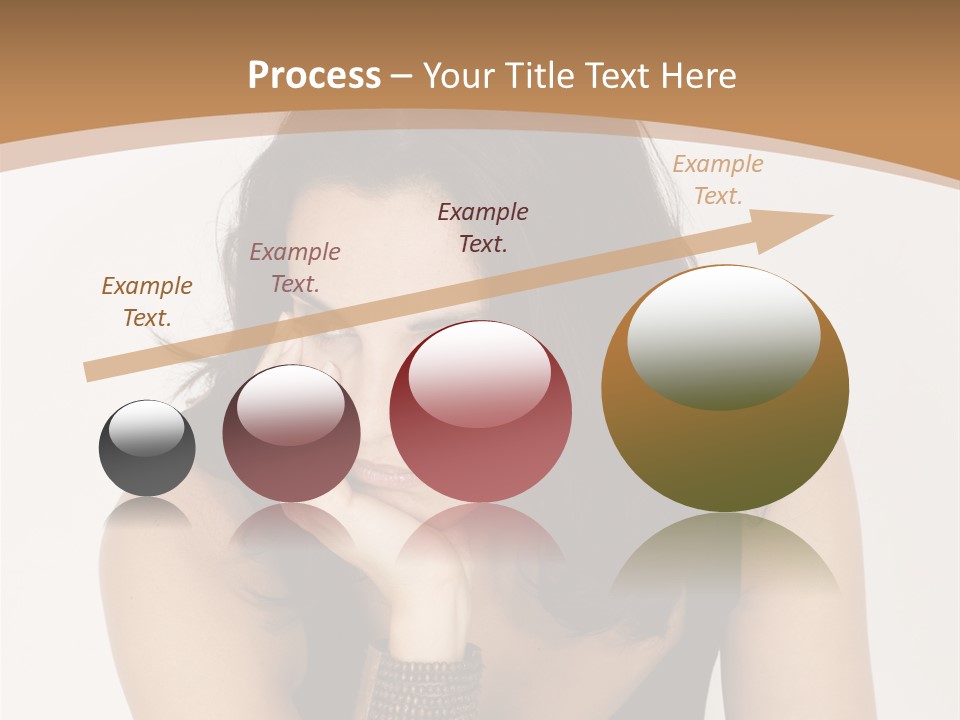 Youthful Sit Thinking PowerPoint Template