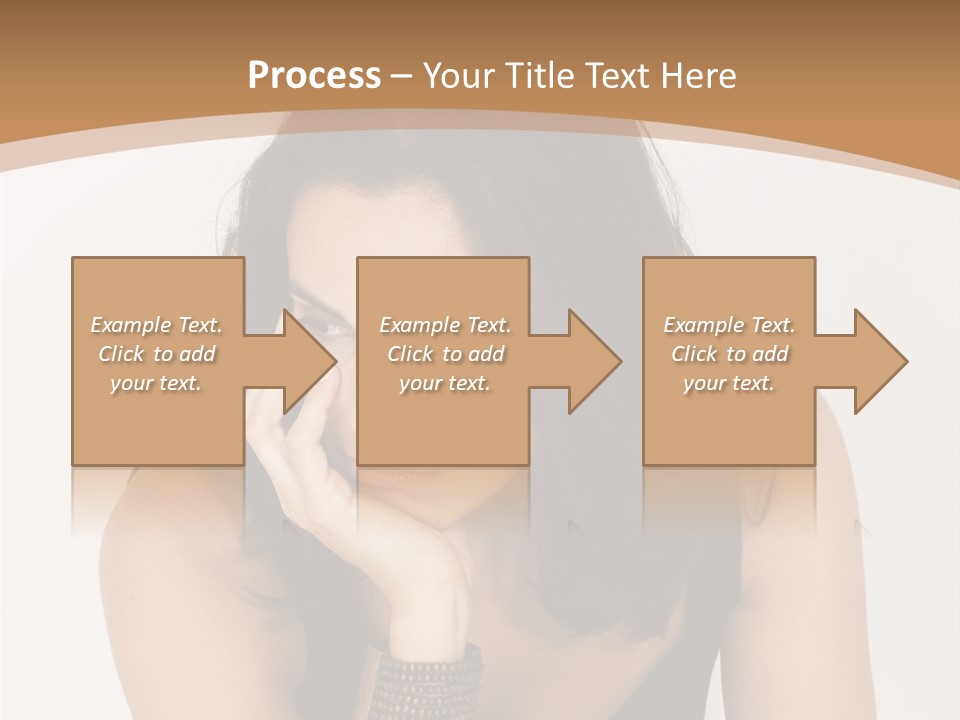 Youthful Sit Thinking PowerPoint Template