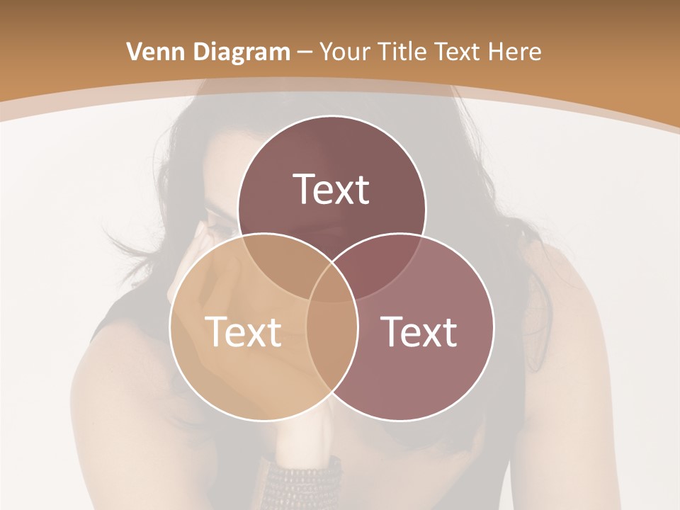 Youthful Sit Thinking PowerPoint Template