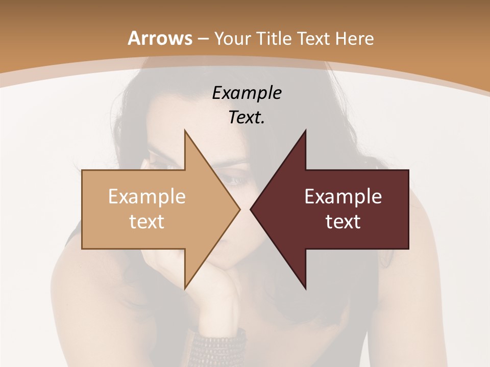 Youthful Sit Thinking PowerPoint Template