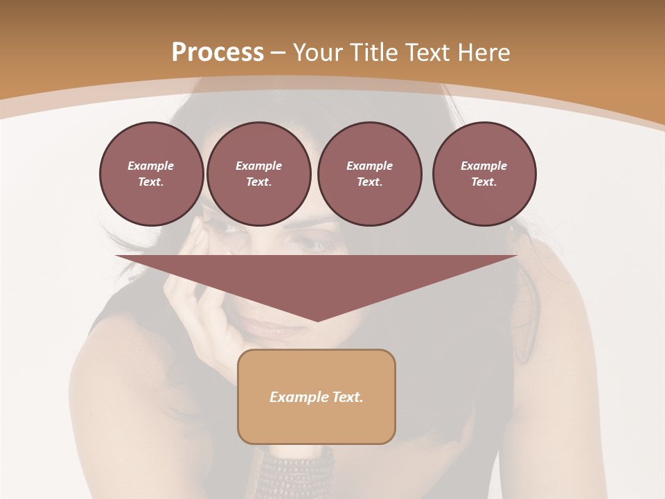 Youthful Sit Thinking PowerPoint Template