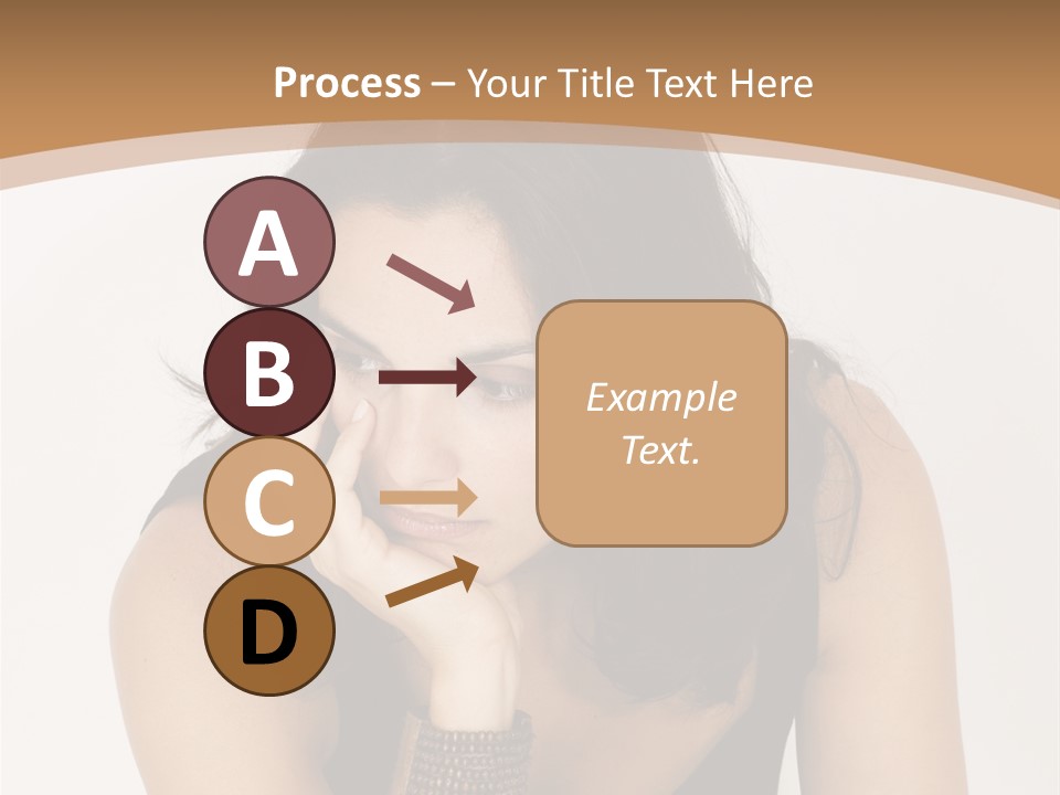 Youthful Sit Thinking PowerPoint Template