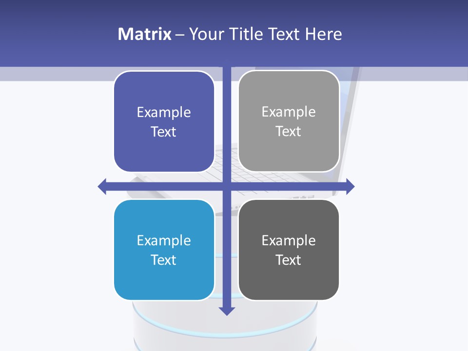 Storage Technology Workstation PowerPoint Template