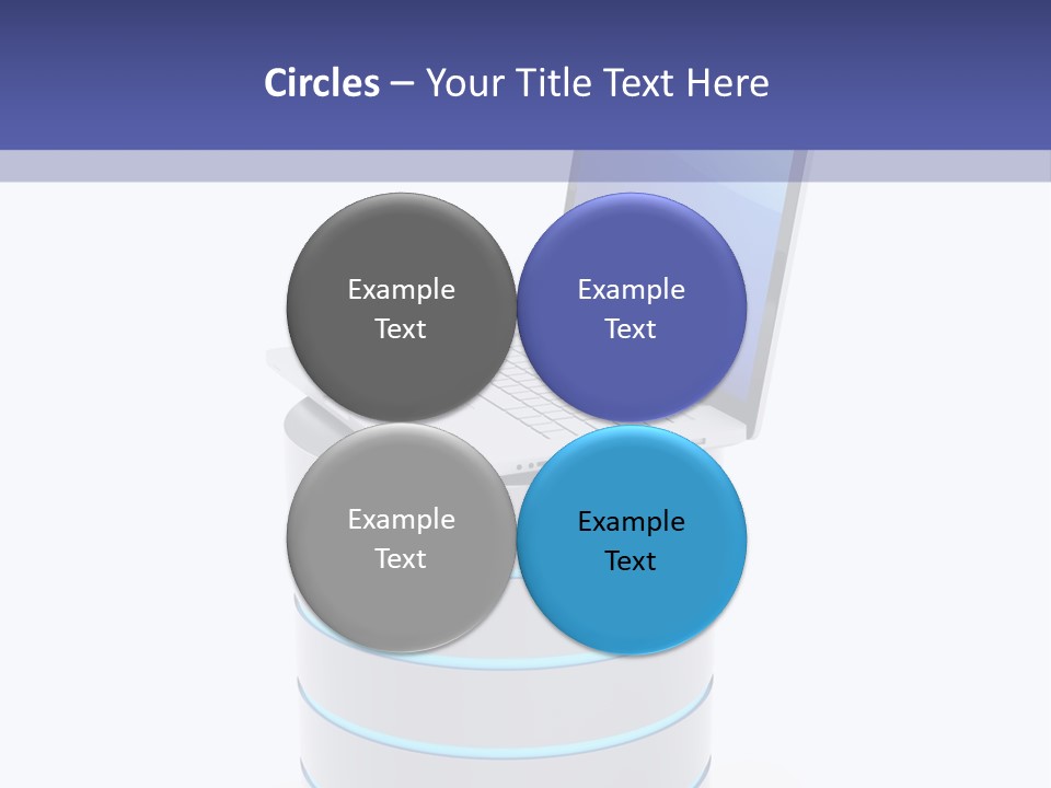 Storage Technology Workstation PowerPoint Template