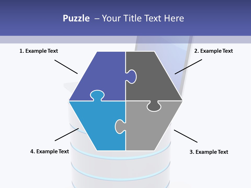 Storage Technology Workstation PowerPoint Template