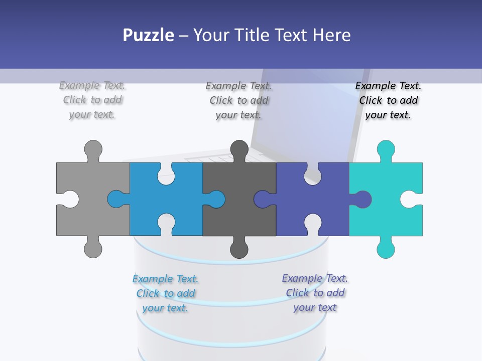 Storage Technology Workstation PowerPoint Template