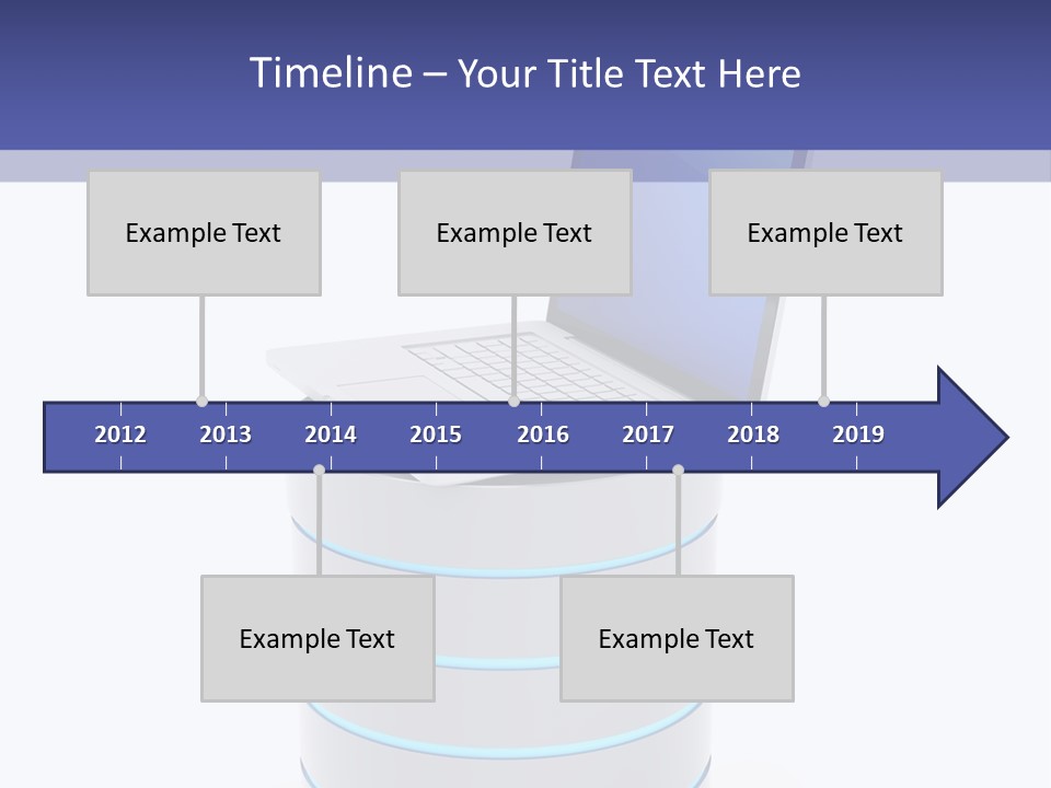 Storage Technology Workstation PowerPoint Template