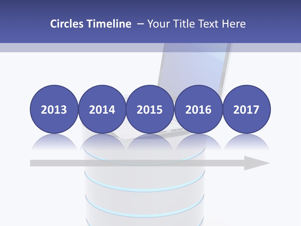 Storage Technology Workstation PowerPoint Template