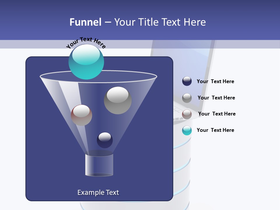 Storage Technology Workstation PowerPoint Template