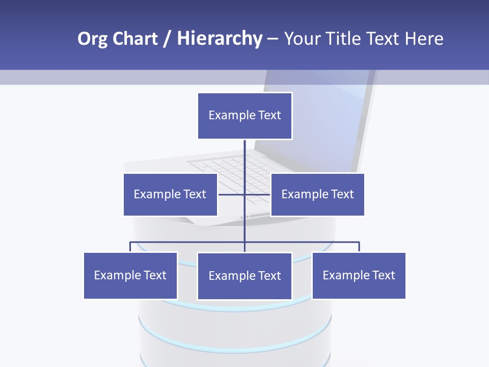 Storage Technology Workstation PowerPoint Template