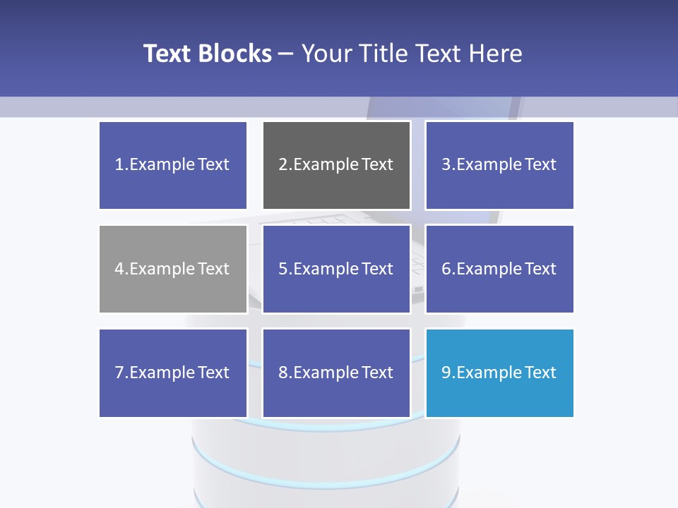 Storage Technology Workstation PowerPoint Template