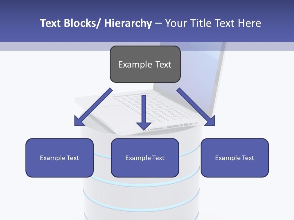 Storage Technology Workstation PowerPoint Template