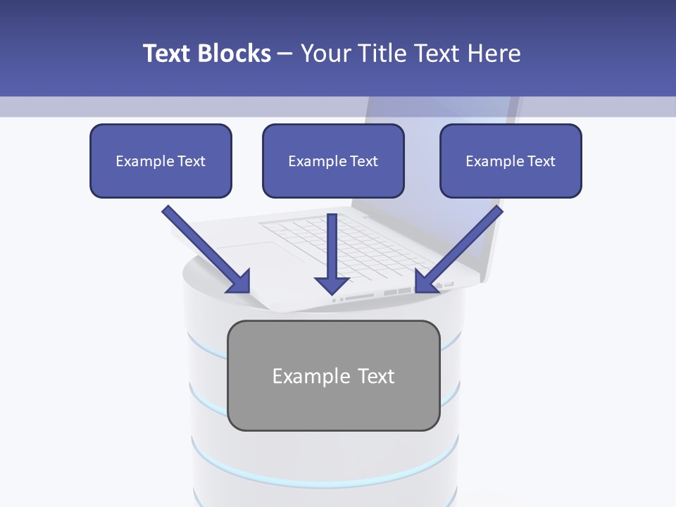 Storage Technology Workstation PowerPoint Template