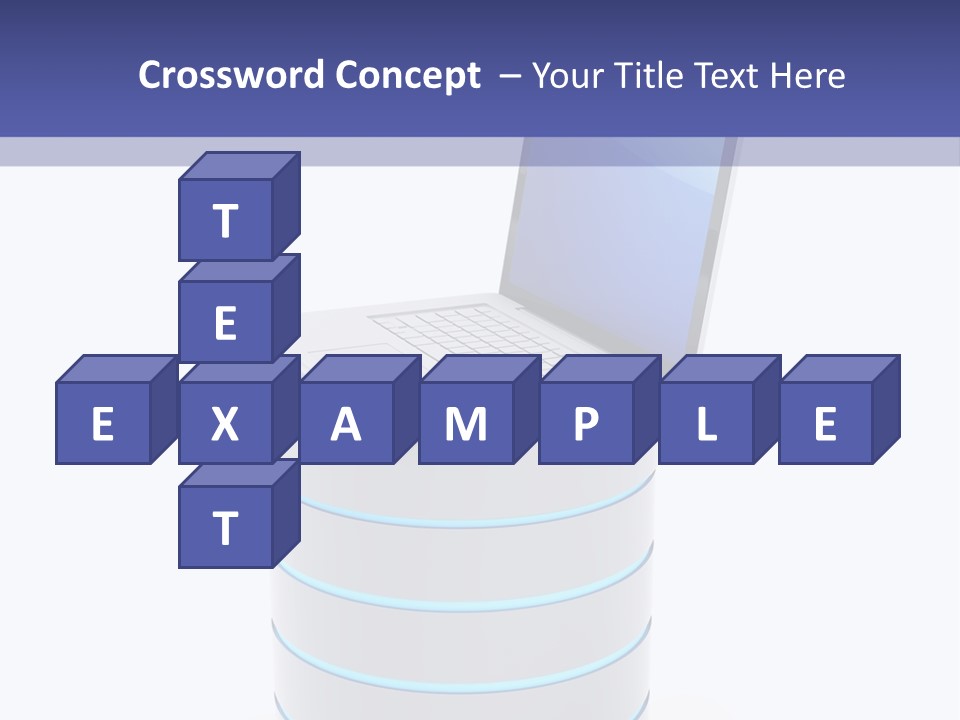 Storage Technology Workstation PowerPoint Template