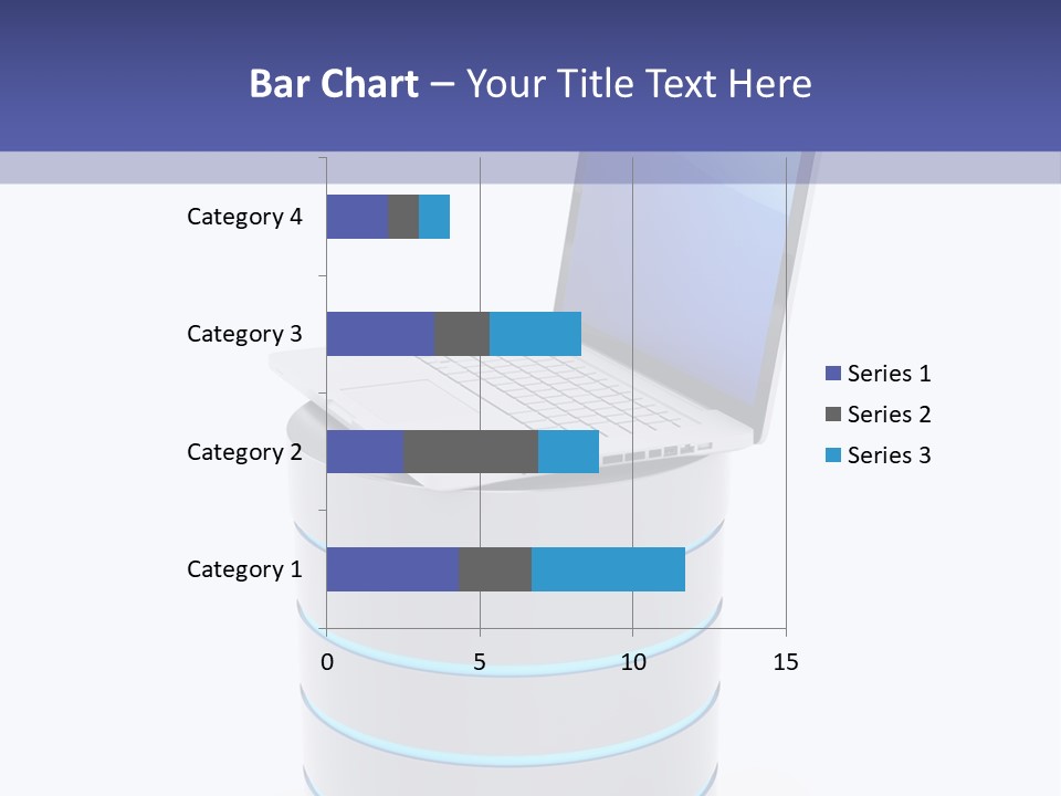 Storage Technology Workstation PowerPoint Template