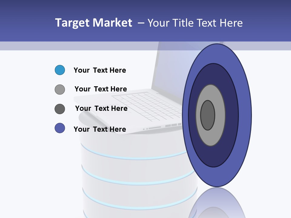 Storage Technology Workstation PowerPoint Template