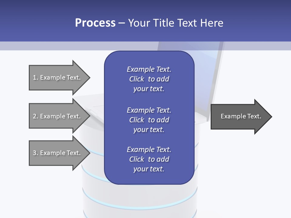 Storage Technology Workstation PowerPoint Template